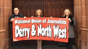 Guildhall Rally to 'Save Radio Foyle' campaign