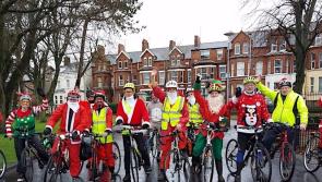 Wheely good Santa Cycle in city on Saturday