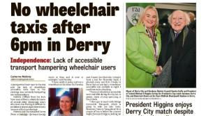 Derry News always  first with the  news 