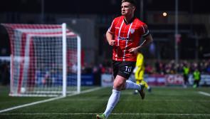 Patrick McEleney leads Derry City to victory over Cork at the Brandywell