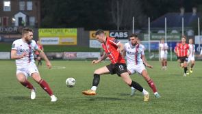 Ten-man Derry City fall to first defeat of the season against ten-man Drogheda