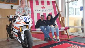 First husband and wife race team of North West 200 - Patricia and Corey