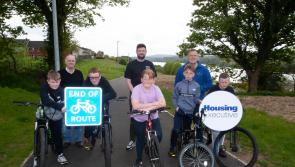 Enagh Youth Forum grinds safe cycling gears on Strathfoyle Greenway
