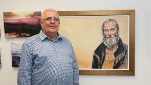Barry's doing art Without Borders