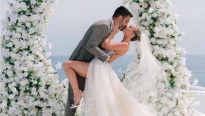 Irish rugby legend and his Derry love enjoy 'best day of our lives' in sunny Portuguese wedding