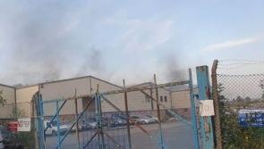 Fire in Springtown Industrial Estate