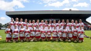 Derry celebrate after U16 All-Ireland camogie title victory