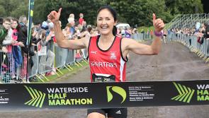 Catherine Whoriskey closing in on Waterside Half Marathon history!