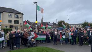 Derry protest demanding end to Israeli attacks on Gaza