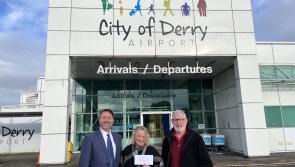 City of Derry Airport donates prize to The Mullan Hope Centre event