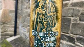 Nazi propaganda sticker in Derry condemned