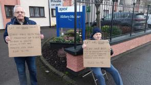Derry OAPs stage Abbey House protest
