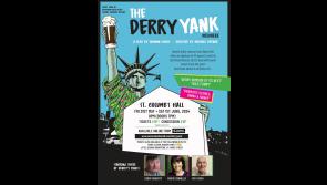 'The Derry Yank' le hEamonn Ó Loingsigh ag ceiliúradh teacht abhaile in Halla Naomh Cholmcille