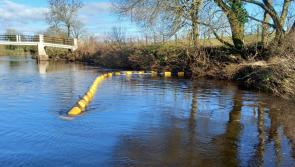Debris boom installed in Ballinderry river in hope to tackle plastic pollution