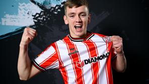 Derry City's Ciaron Harkin plays his first game in nearly two years