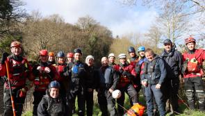 Loughs Agency staff undergo swift water rescue training on River Faughan with NIFRS