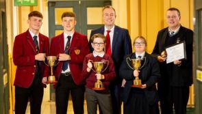 St Columba’s PS wins Derrytrasna Award in recognition of outstanding Pastoral Care.