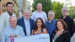 Mayor extremely grateful for significant contribution to her chosen charities from Millennium Forum