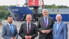 Ministers John O'Dowd and Conor Murphy visit Foyle Port