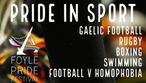 Foyle Pride Festival began its Pride in Sport Programme with Gaelic football at Sean Dolans