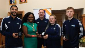IN PICTURES: Mayoral reception for winners of the Irish Street Soccer League
