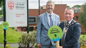 Mid Ulster District Council installs new Fairtrade signage this Fairtrade Fortnight