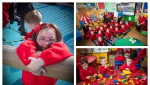 PICTURES: First day at school for St Eugene's PS Primary 1's 