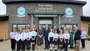 Minister hails new beginning for Roe Valley Integrated Primary School

