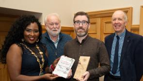 IN PICTURES: Mayor hosts reception for Derry journalist Garrett Hargan