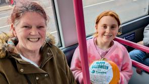 Halloween pumpkin surprise delights Derry Translink passengers