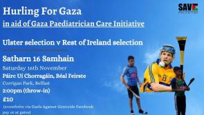 Hurling for Gaza event in aid of Gaza Paediatric Care Initiative
