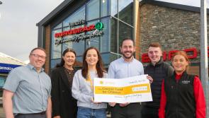 Derry retailer raises over £12,000 for local children’s cancer charity