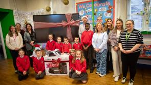 St. Eugene's Primary School thank anonymous benefactor for Christmas donation