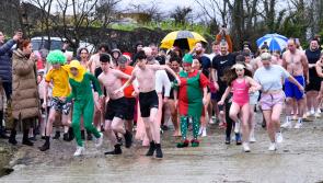 IN PICTURES: Redcastle New Year’s Day swim in memory of Derry's Adrian Harkin