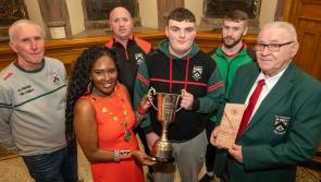 IN PICTURES: Mayor hosts reception for Na Piarsaigh Doire Trasna minor team