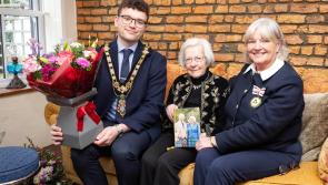 Lillie Smyton marks 100th birthday with visit from Mayor of Causeway Coast and Glens