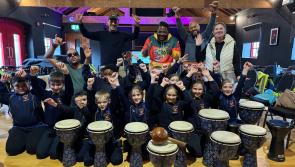 Colombia musicians bring new sounds to Draperstown pupils