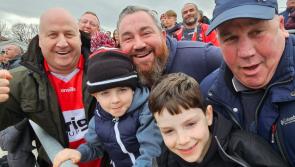 IN PICTURES: Derry fans at Ballyshannon for clash with Donegal