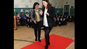 IN PICTURES:  'Derry Girls' creator Lisa McGee walks 'Red Carpet' at former school