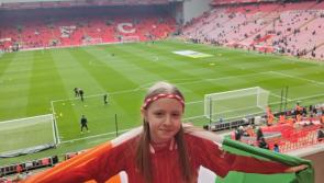Derry girl to walk out as a mascot with Liverpool in the Carabao Cup Final