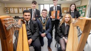 Students from Gaelcholáiste Dhoire enjoy visit from Mayor of Causeway Coast and Glens