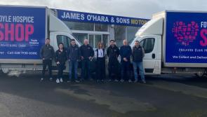 Ballykelly car dealers supporting Foyle Hospice for over 20 years