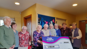 Burnfoot and Gortnaghey Social Clubs raise funds for Foyle Hospice