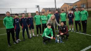IN PICTURES: Derry City manager congratulates champions St. Joseph’s Boys School on their recent success