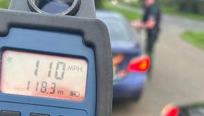 Motorist caught speeding at 110mph on County Derry road