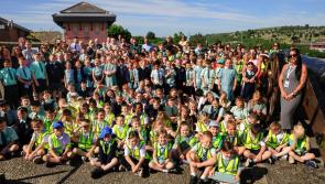 IN PICTURES: Derry schools partake in "Walk of Unity"