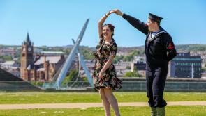 IN PICTURES: Battle of the Atlantic surrender commemorated in Derry's Ebrington Square