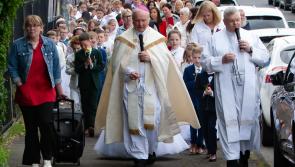 Bishop of Derry leads colourful annual May procession to St. Mary’s Church 