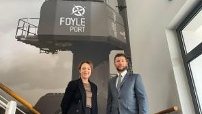 Infrastructure Minister Liz Kimmins visits Foyle Port