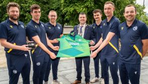 IN PICTURES: Irish Cricket Team members visit Guildhall ahead of West Indies game